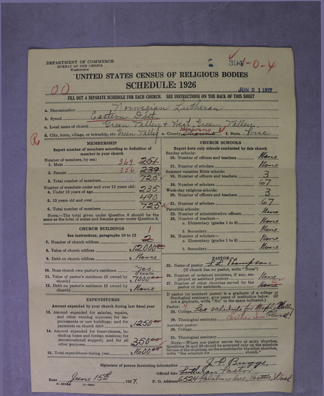 Scan of Norwegian Lutheran Church of America: 394