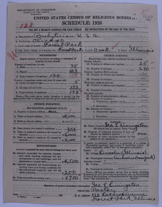 Scan of Presbyterian Church in the United States of America: 3517