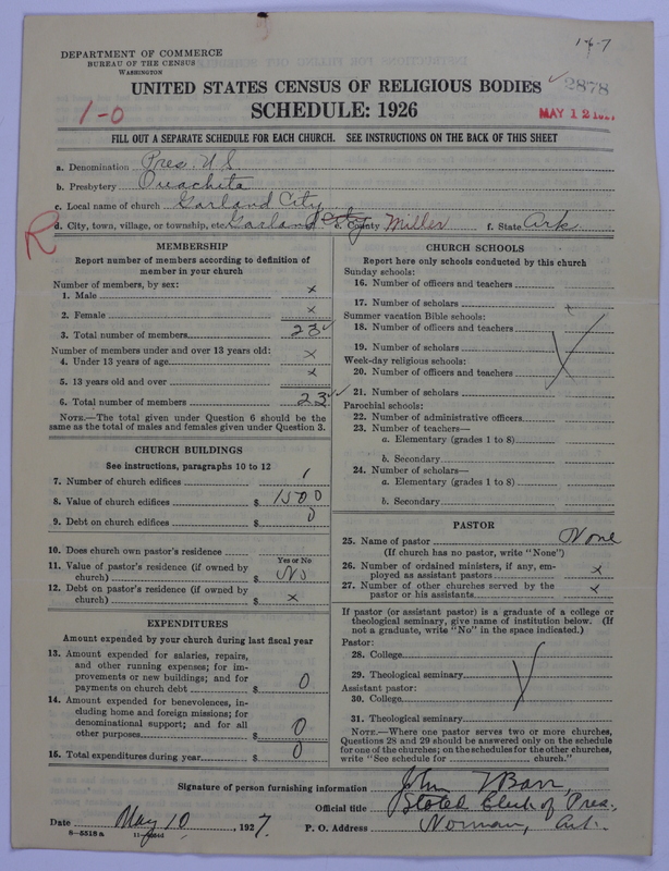 Scan of Presbyterian Church in the United States: 2878