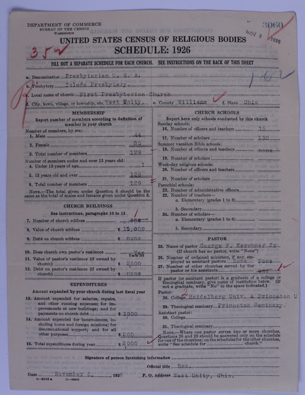 Scan of Presbyterian Church in the United States of America: 3060