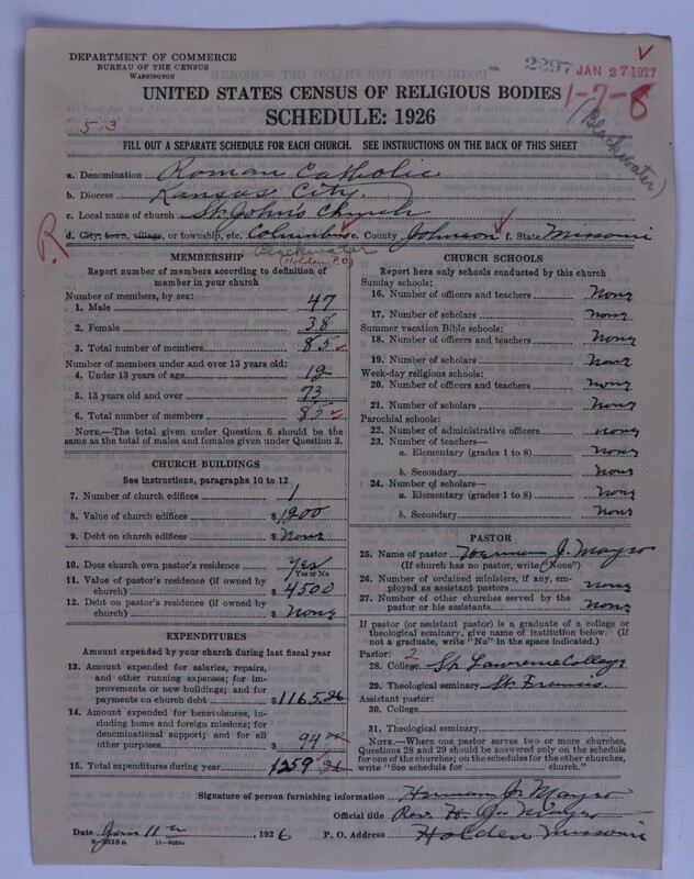 Scan of Roman Catholic Church: 2297