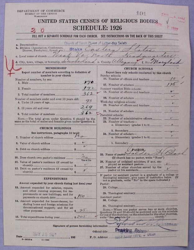 Scan of Church of Jesus Christ of Latter-day Saints: 101
