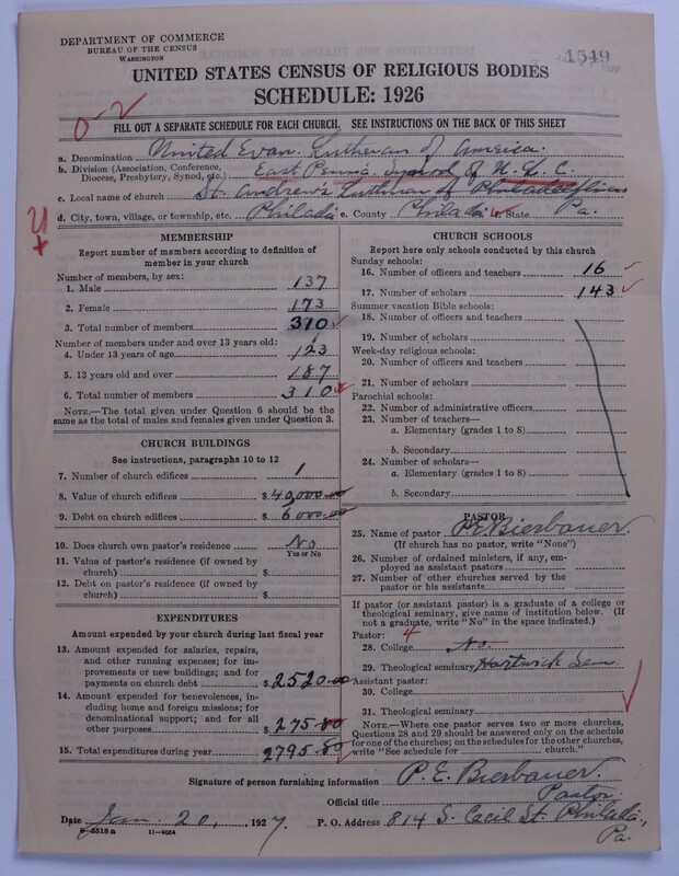Scan of United Lutheran Church in America: 1549