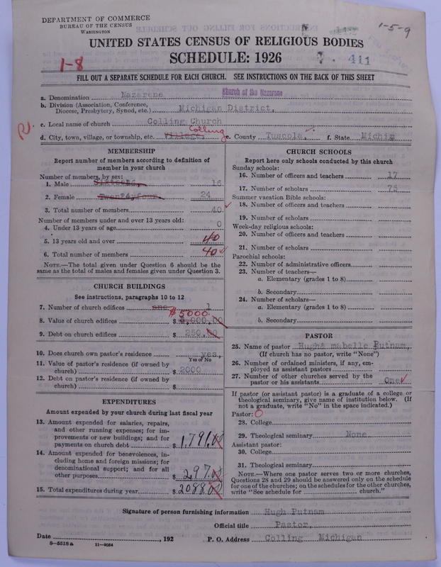 Scan of Church of the Nazarene: 411