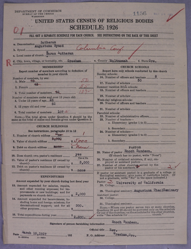 Scan of Evangelical Lutheran Augustana Synod of North America: 1156