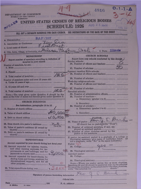 Scan of Negro Baptists: 4816