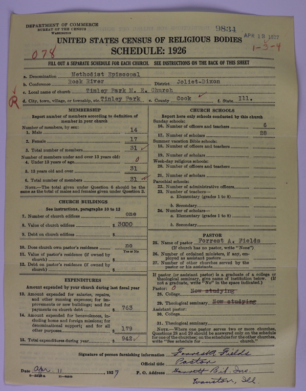 Scan of Methodist Episcopal Church: 9834
