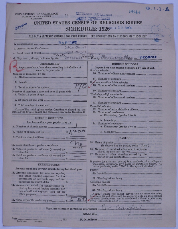 Scan of Negro Baptists: 9644