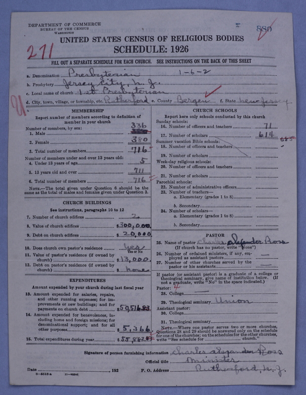 Scan of Presbyterian Church in the United States of America: 880