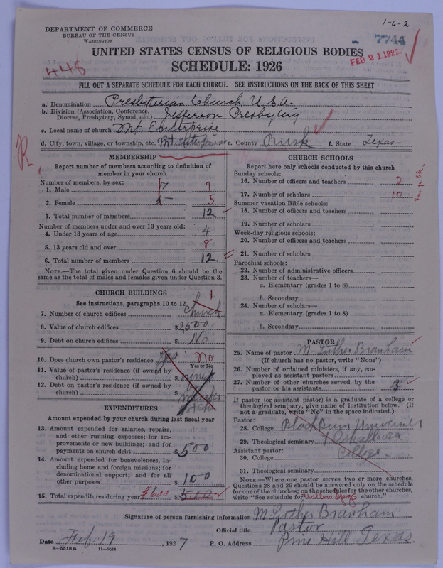 Scan of Presbyterian Church in the United States of America: 7744