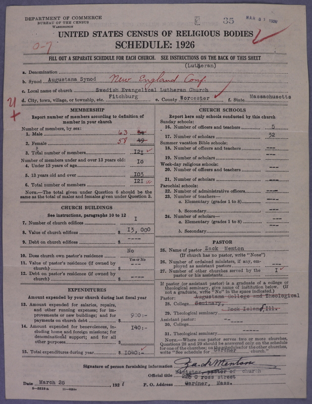 Scan of Evangelical Lutheran Augustana Synod of North America: 35