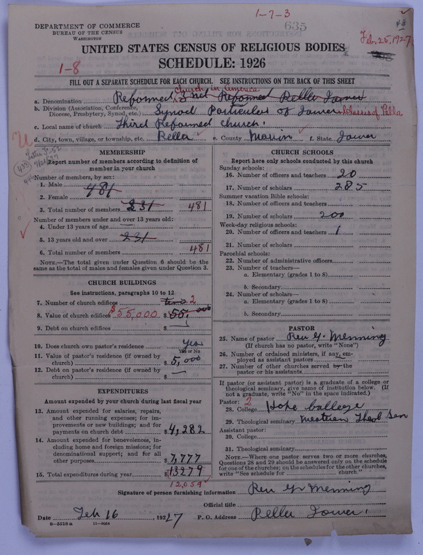 Scan of Reformed Church in America: 635