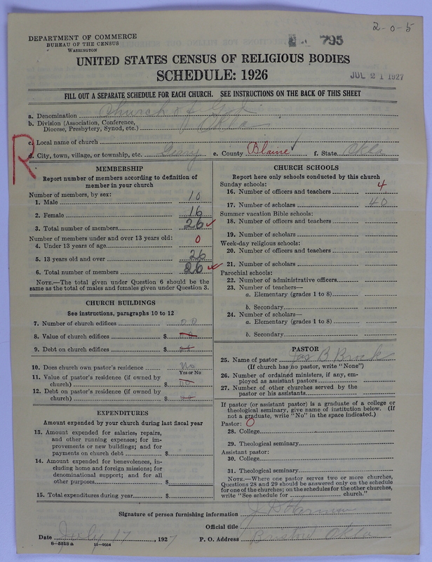 Scan of Church of God (Headquarters, Anderson, Ind.): 795