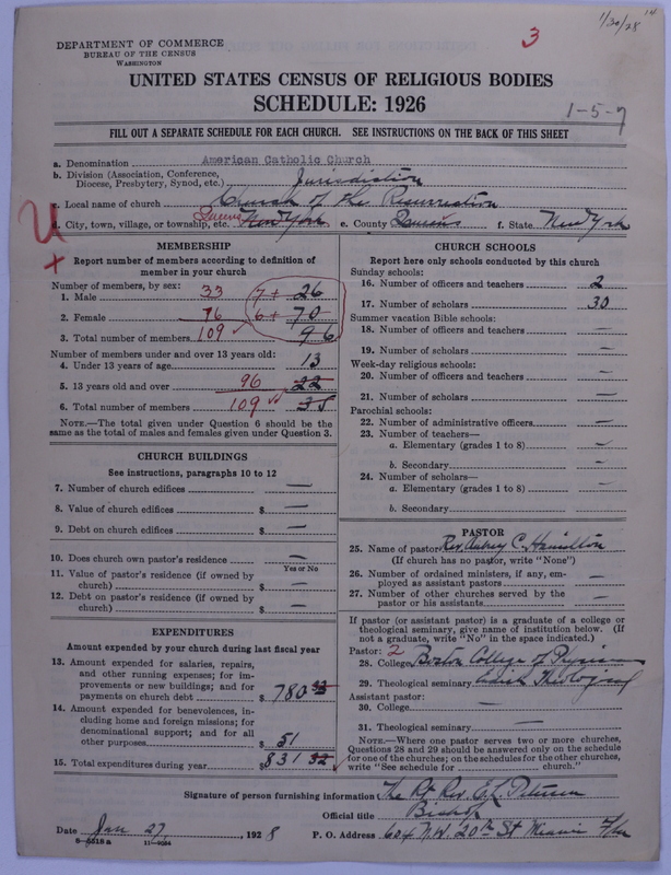 Scan of American Catholic Church: 3