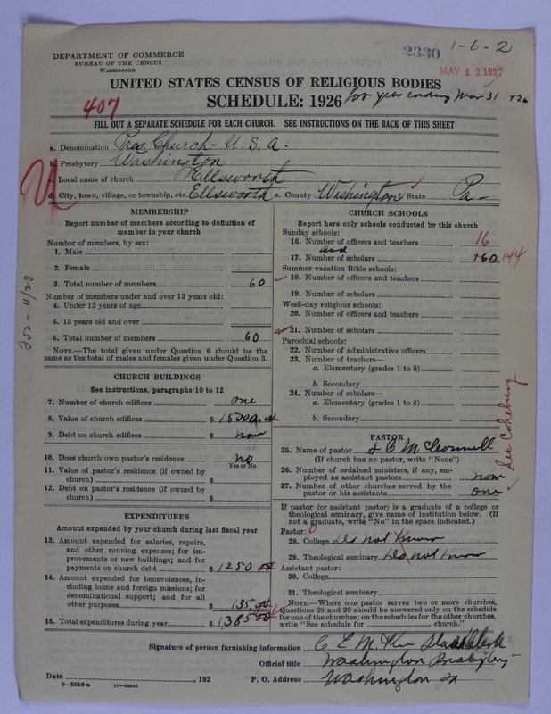 Scan of Presbyterian Church in the United States of America: 2330