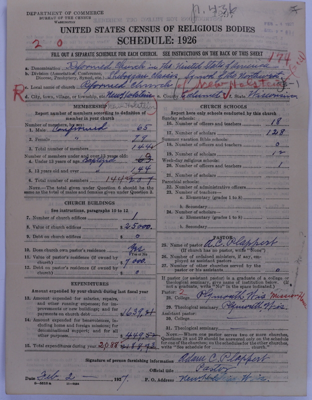 Scan of Reformed Church in the United States: 1297