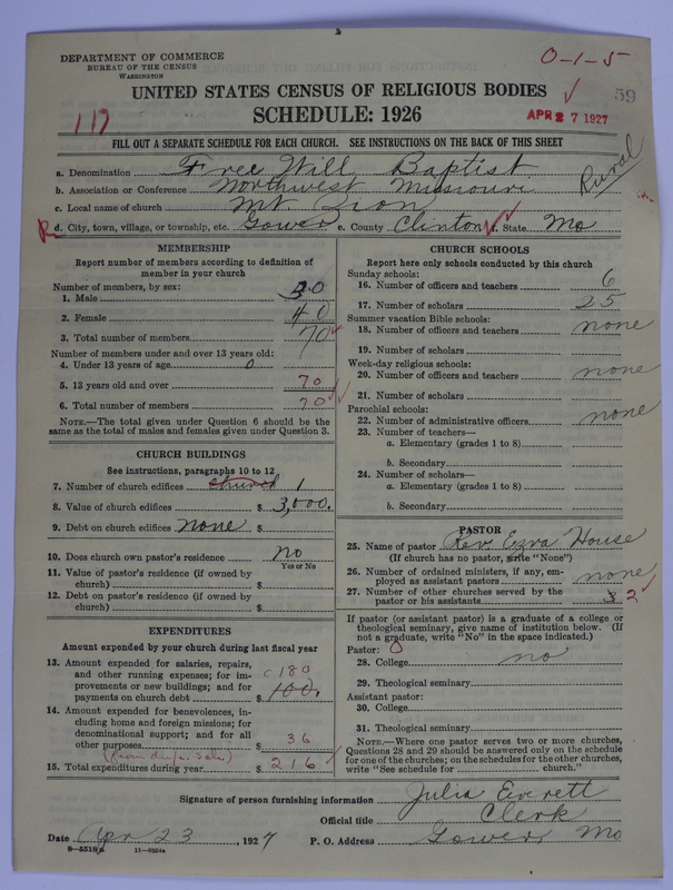 Scan of Free Will Baptists: 59