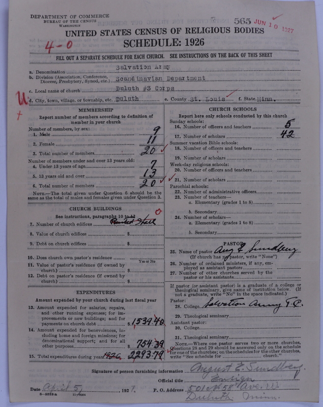 Scan of Salvation Army: 565