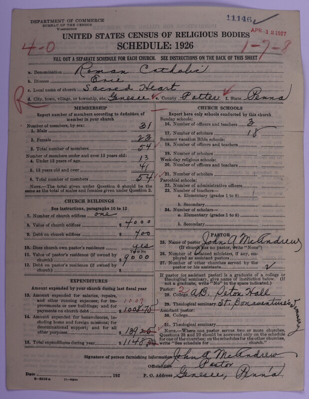 Scan of Roman Catholic Church: 11146