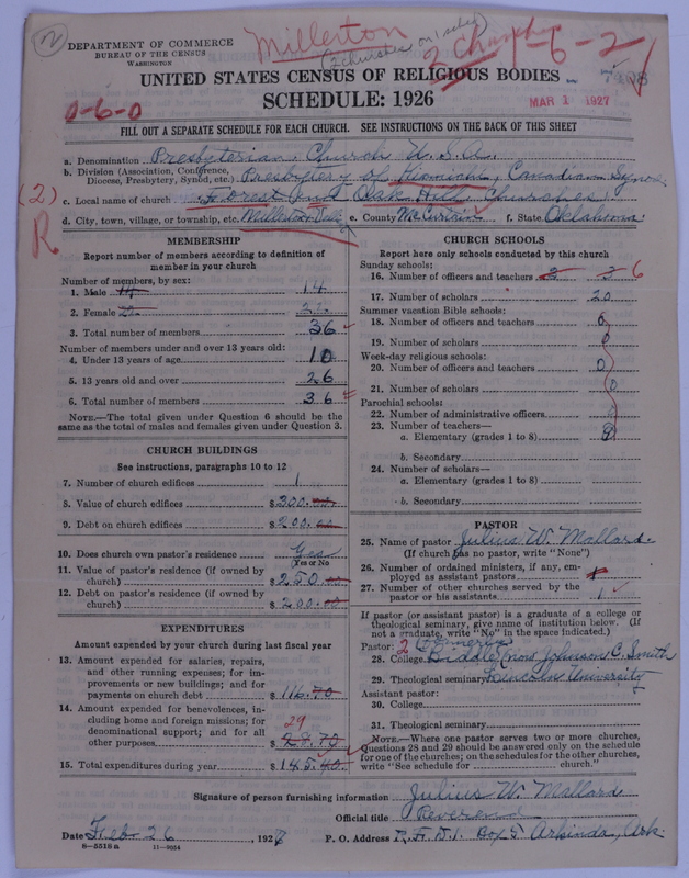 Scan of Presbyterian Church in the United States of America: 7408