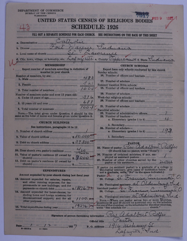 Scan of Roman Catholic Church: 7017