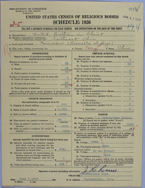 Scan of Church of the United Brethren in Christ: 937