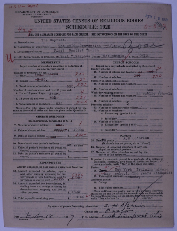 Scan of Northern Baptist Convention: 2981