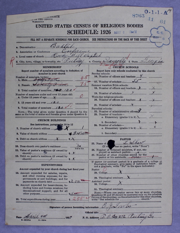 Scan of Negro Baptists: 8763