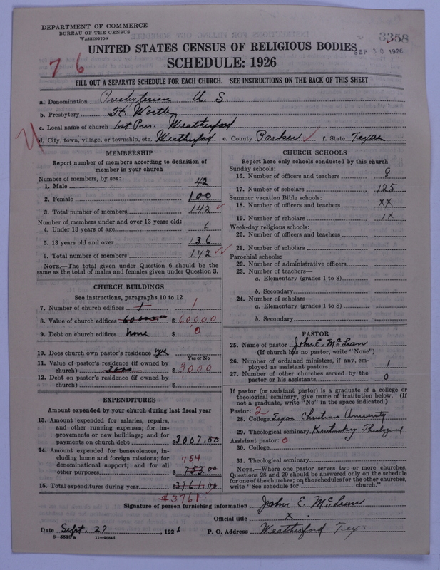 Scan of Presbyterian Church in the United States: 3358