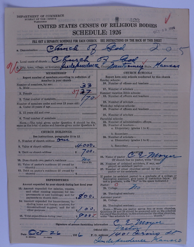 Scan of Church of God (Headquarters, Anderson, Ind.): 422