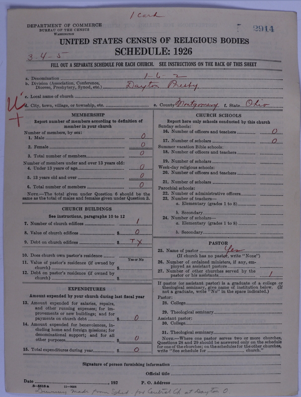 Scan of Presbyterian Church in the United States of America: 2914