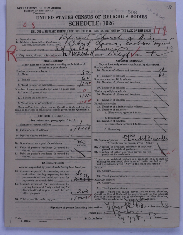 Scan of Reformed Church in the United States: 508