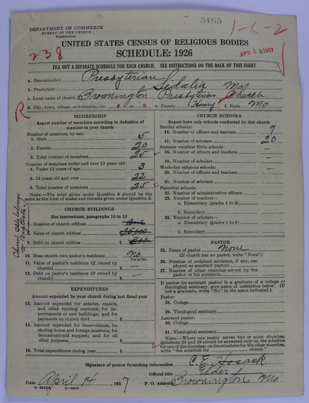 Scan of Presbyterian Church in the United States of America: 5165