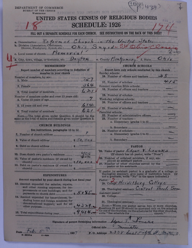 Scan of Reformed Church in the United States: 1086