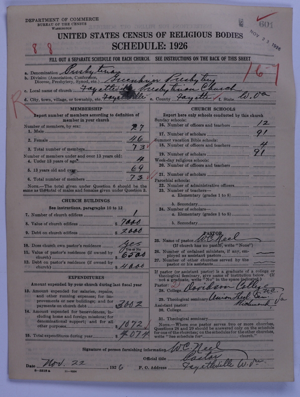Scan of Presbyterian Church in the United States: 601