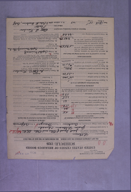 Scan of Synod of the Reformed Presbyterian Church of North America: 870