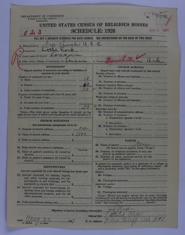 Scan of Presbyterian Church in the United States of America: 7266