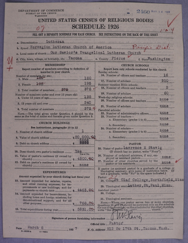 Scan of Norwegian Lutheran Church of America: 2461