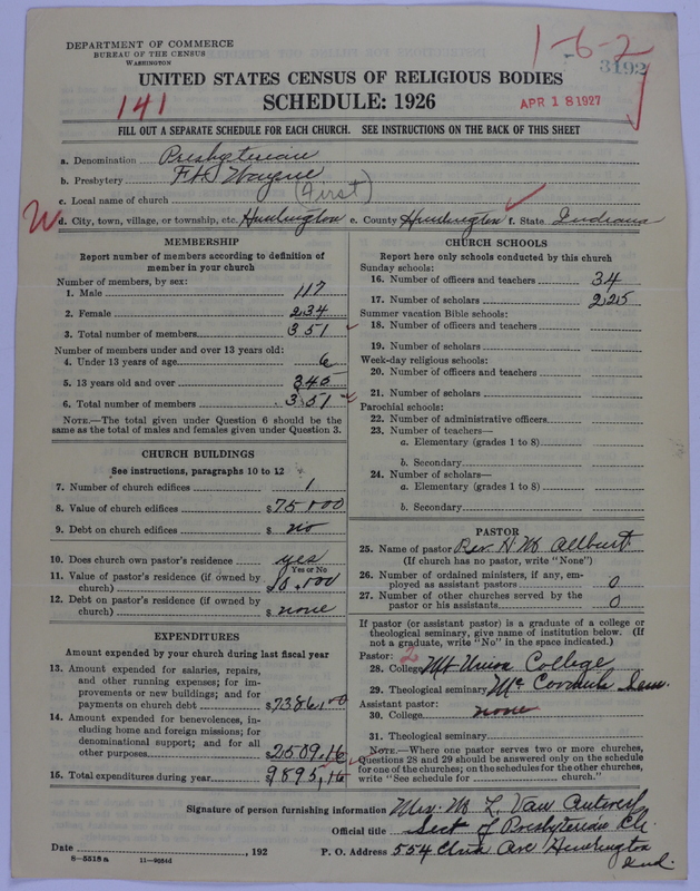 Scan of Presbyterian Church in the United States of America: 3192