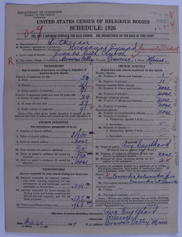 Scan of Evangelical Lutheran Synodical Conference of America: Evangelical Lutheran Synod of Missouri, Ohio, and Other States: 1927