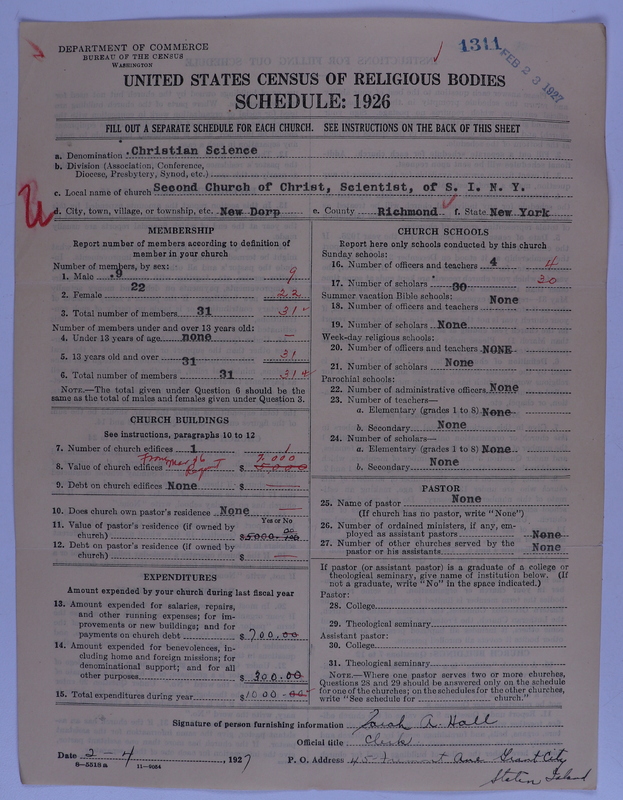 Scan of Church of Christ, Scientist: 1311