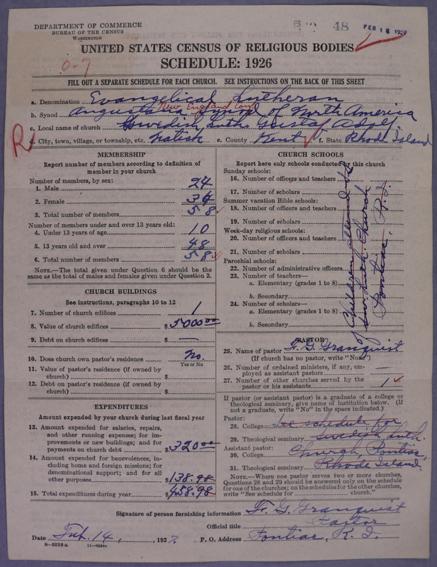 Scan of Evangelical Lutheran Augustana Synod of North America: 48