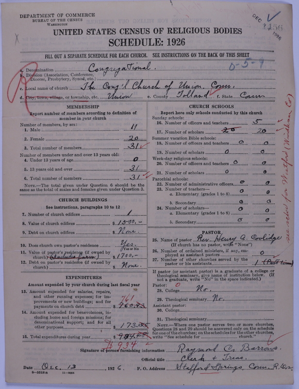 Scan of Congregational Churches: 1456