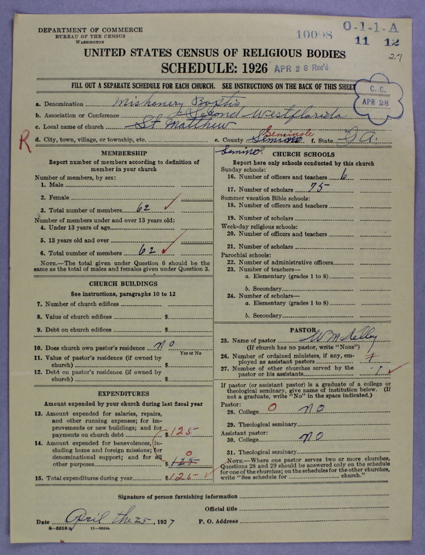 Scan of Negro Baptists: 10098