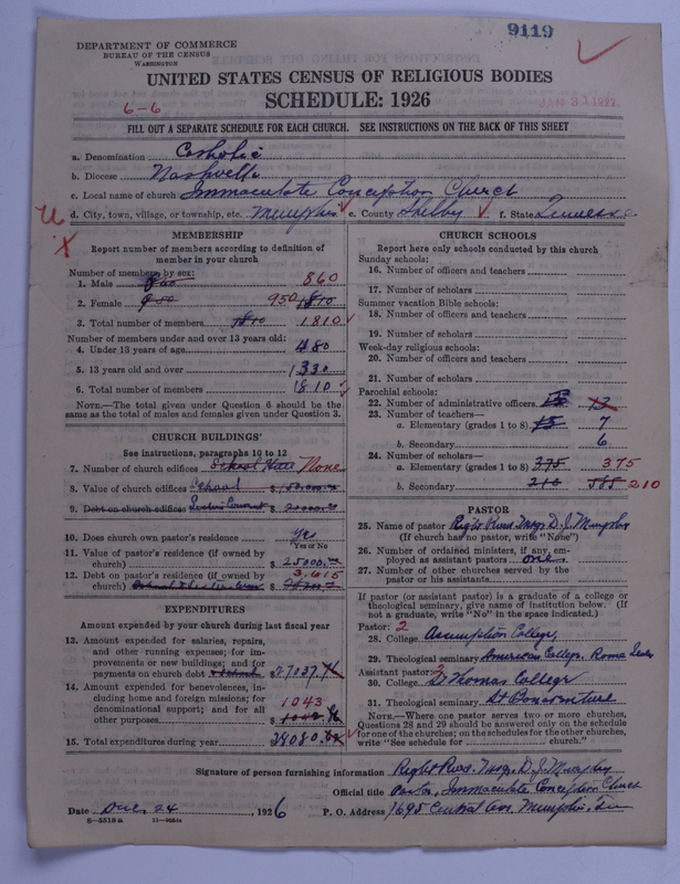 Scan of Roman Catholic Church: 9119