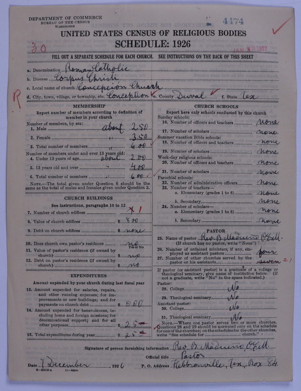 Scan of Roman Catholic Church: 4474