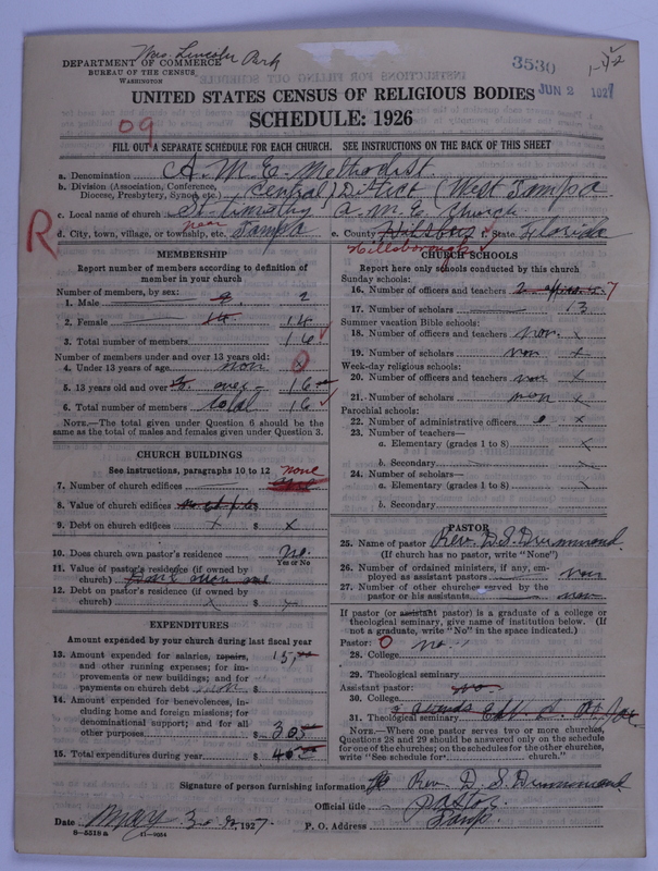 Scan of African Methodist Episcopal Church: 3530