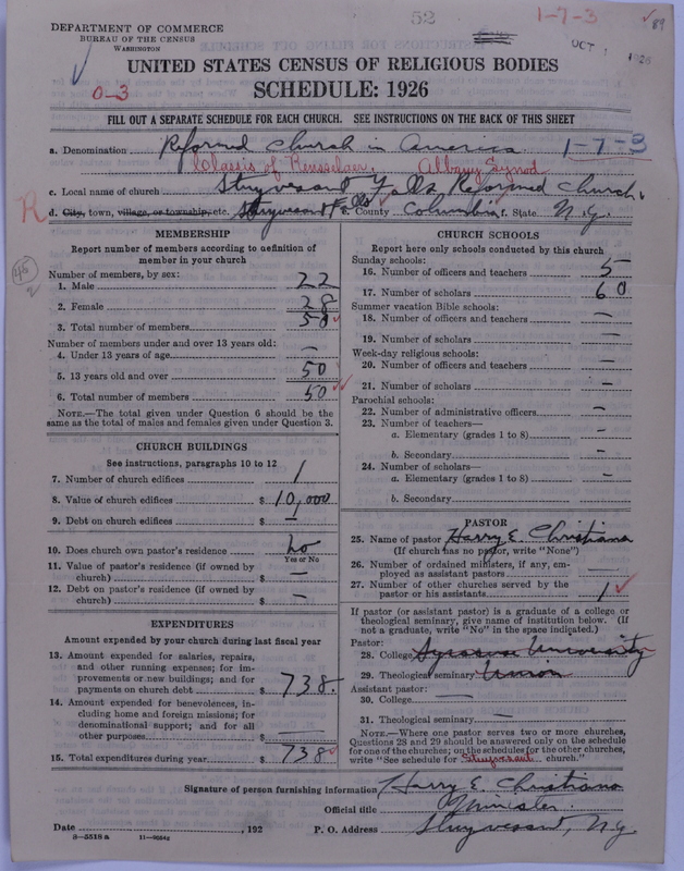 Scan of Reformed Church in America: 52