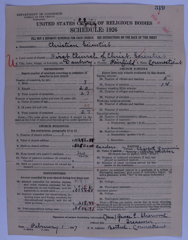 Scan of Church of Christ, Scientist: 319