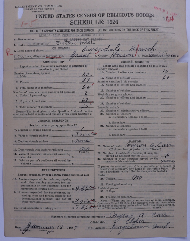 Scan of Reorganized Church of Jesus Christ of Latter Day Saints: 164